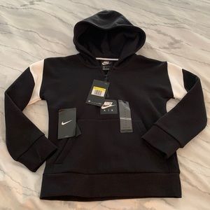 NWT Nike Boys fleece lined half zip hoodie pullover  size Small